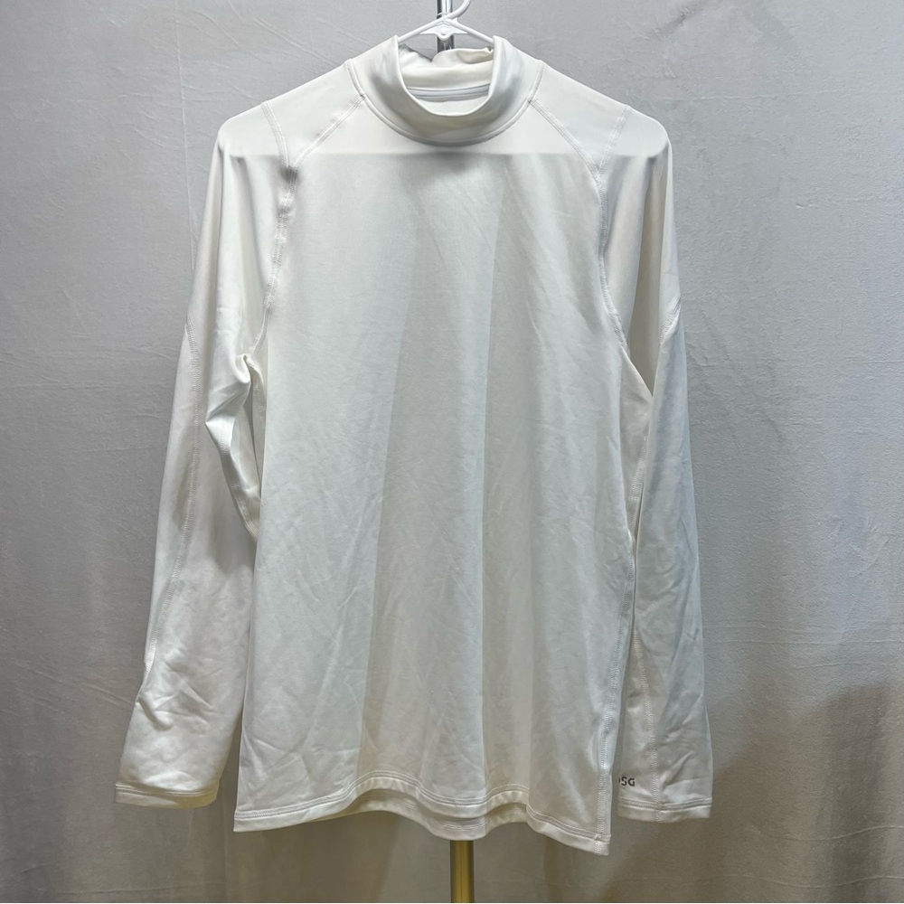 DSG White Long Sleeve Cold weather training Men's Shirt medium‎